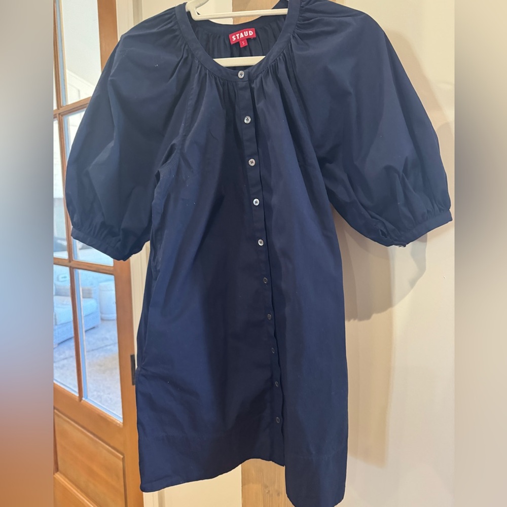 Staud Navy Vincent dress. Small. Good condition